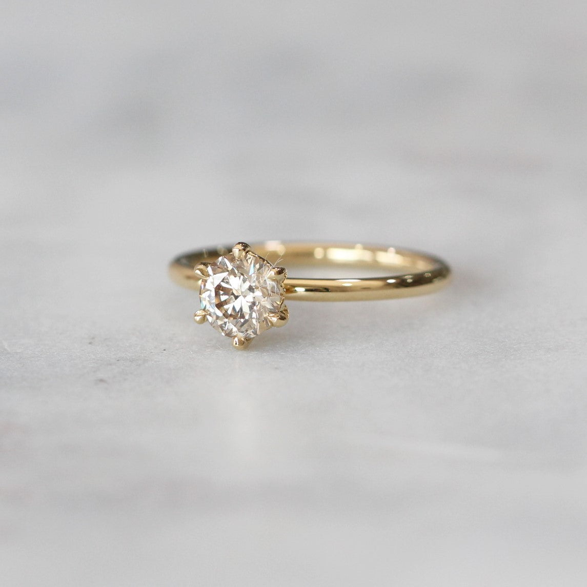 ARGYLE / SOLITAIRE RING VII