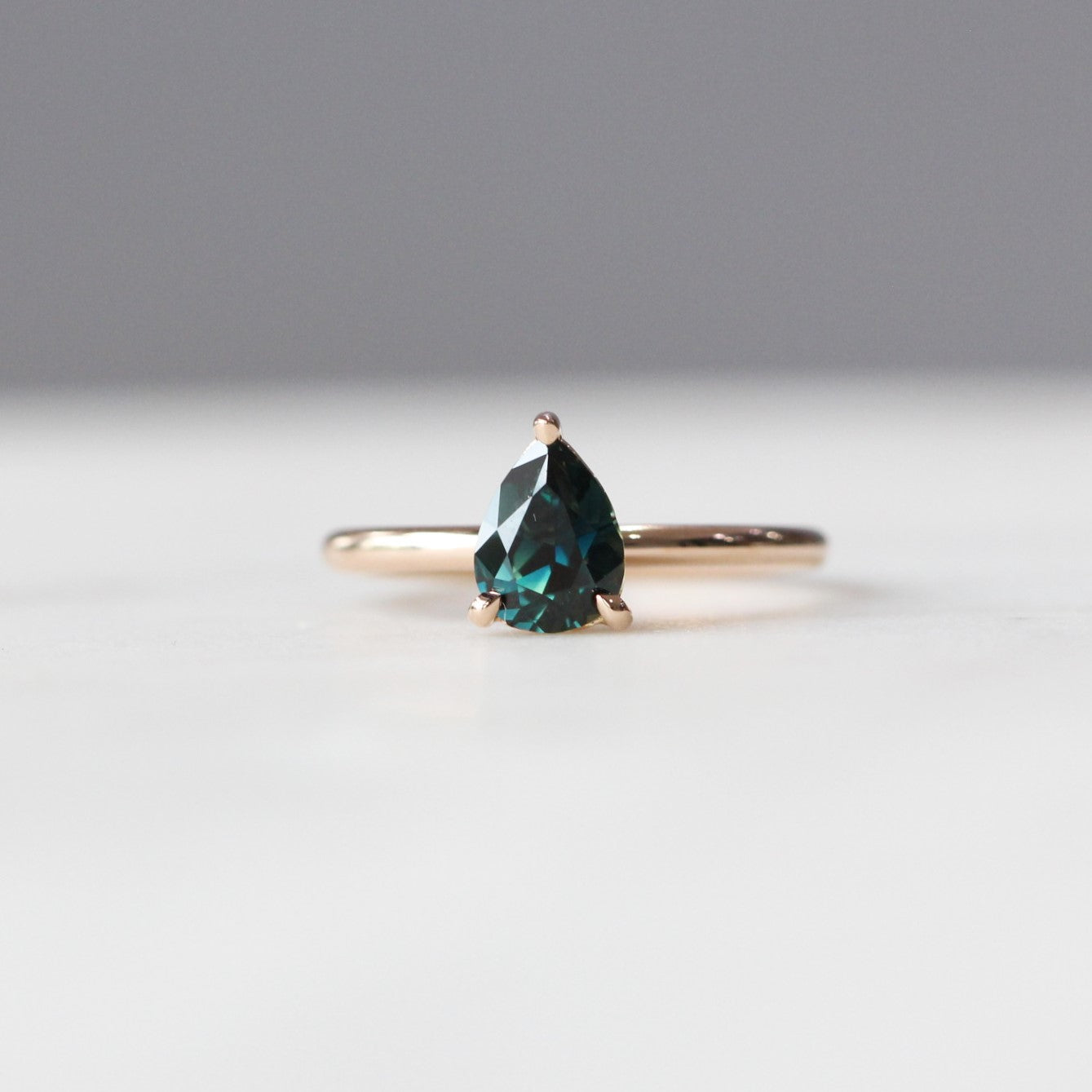 PEAR PARTI SAPPHIRE RING