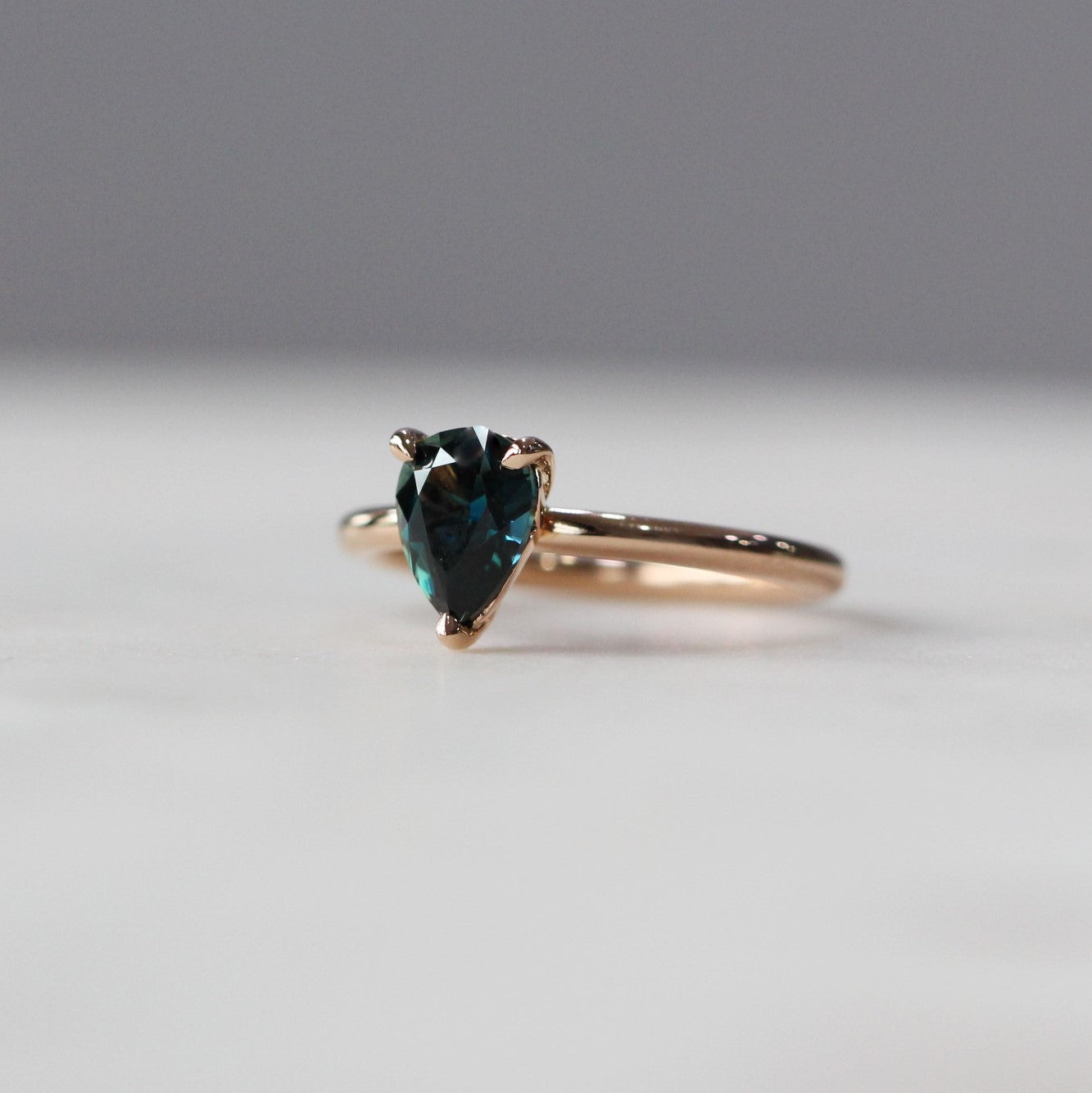 PEAR PARTI SAPPHIRE RING