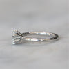 ROUND LAB CREATED / WHITE DIAMOND RING 0.87ct