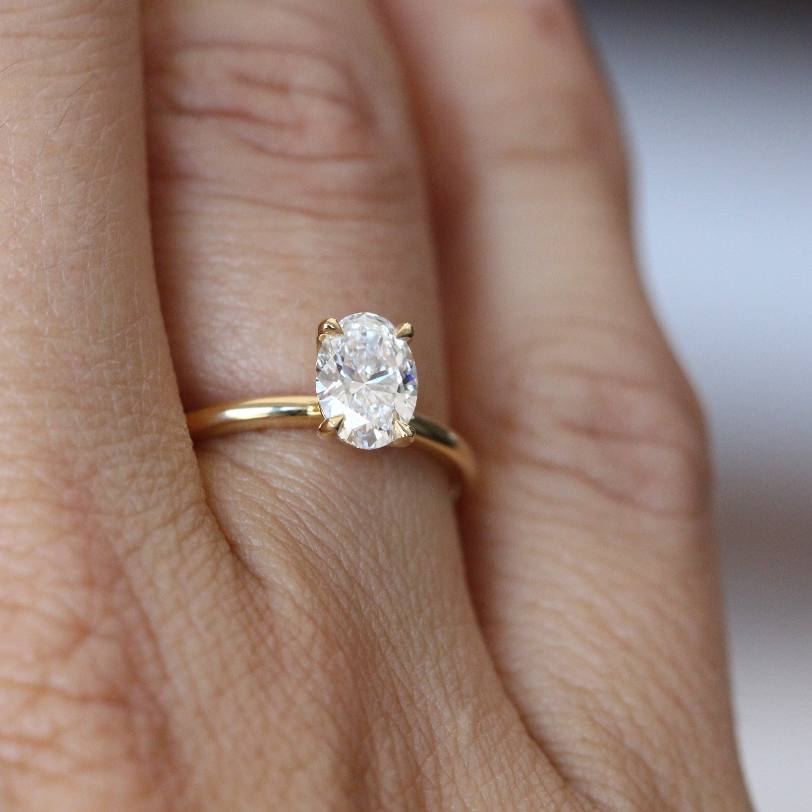 OVAL LAB DIAMOND / SOLITAIRE II