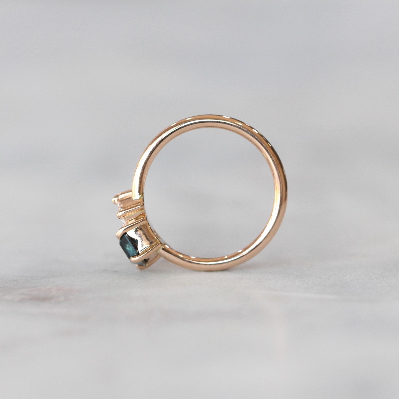 ASYMMETRIC / PARTI SAPPHIRE RING