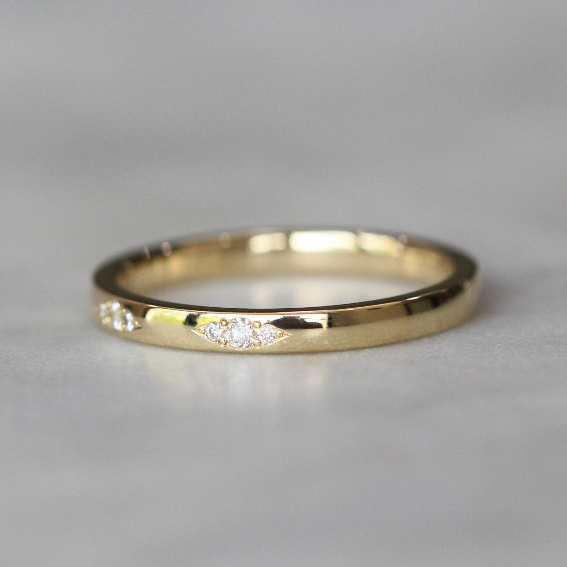 DIAMOND TRIO / WEDDING BAND