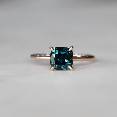 CUSHION / PARTI SAPPHIRE RING