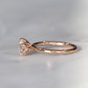 ROUND LAB DIAMOND \ LOTUS RING