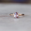 PEAR / ROSE CEYLON SAPPHIRE RING