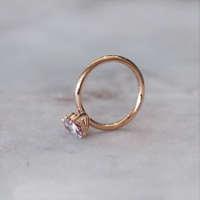 PEAR / ROSE CEYLON SAPPHIRE RING