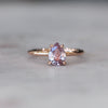 PEAR / ROSE CEYLON SAPPHIRE RING