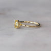OVAL / CANARY CEYLON SAPPHIRE RING