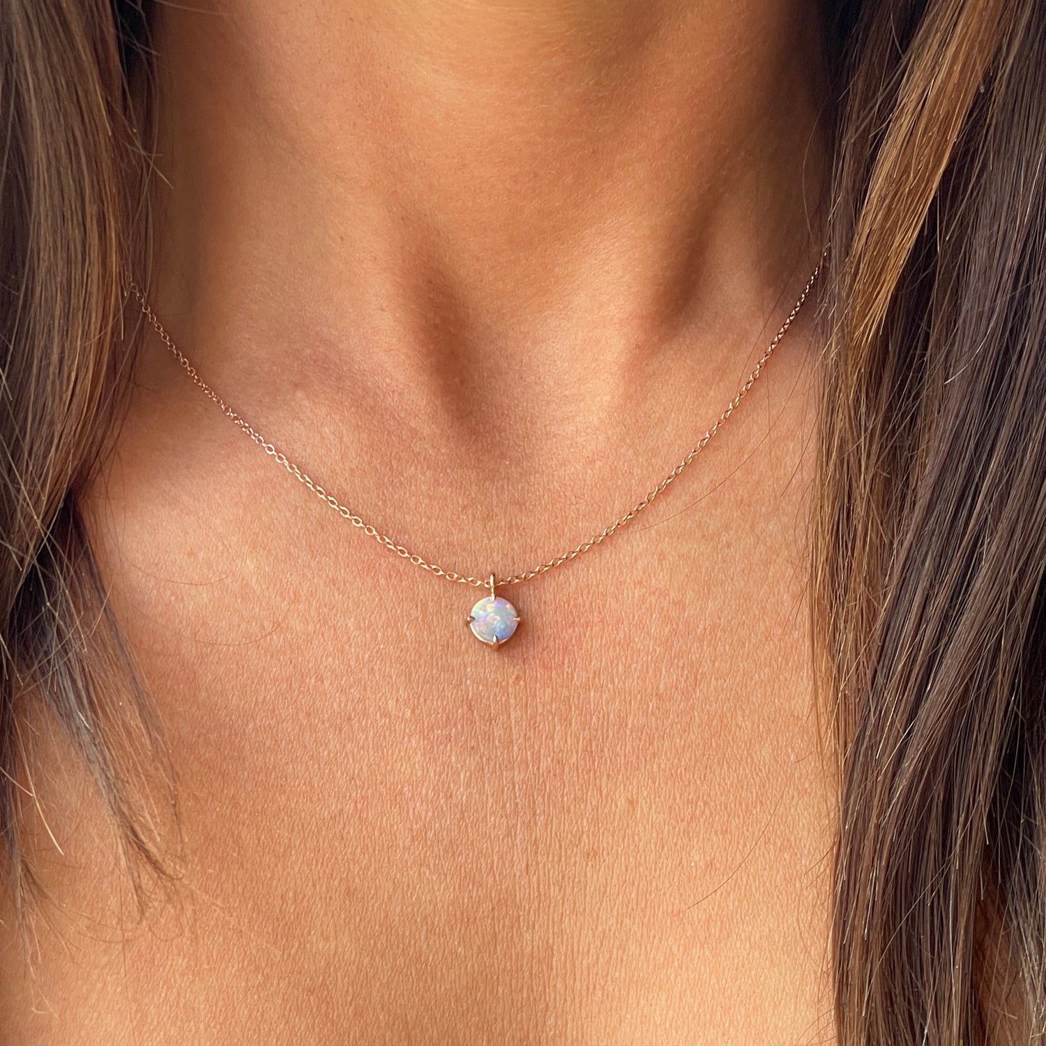 ROUND / OPAL NECKLACE II