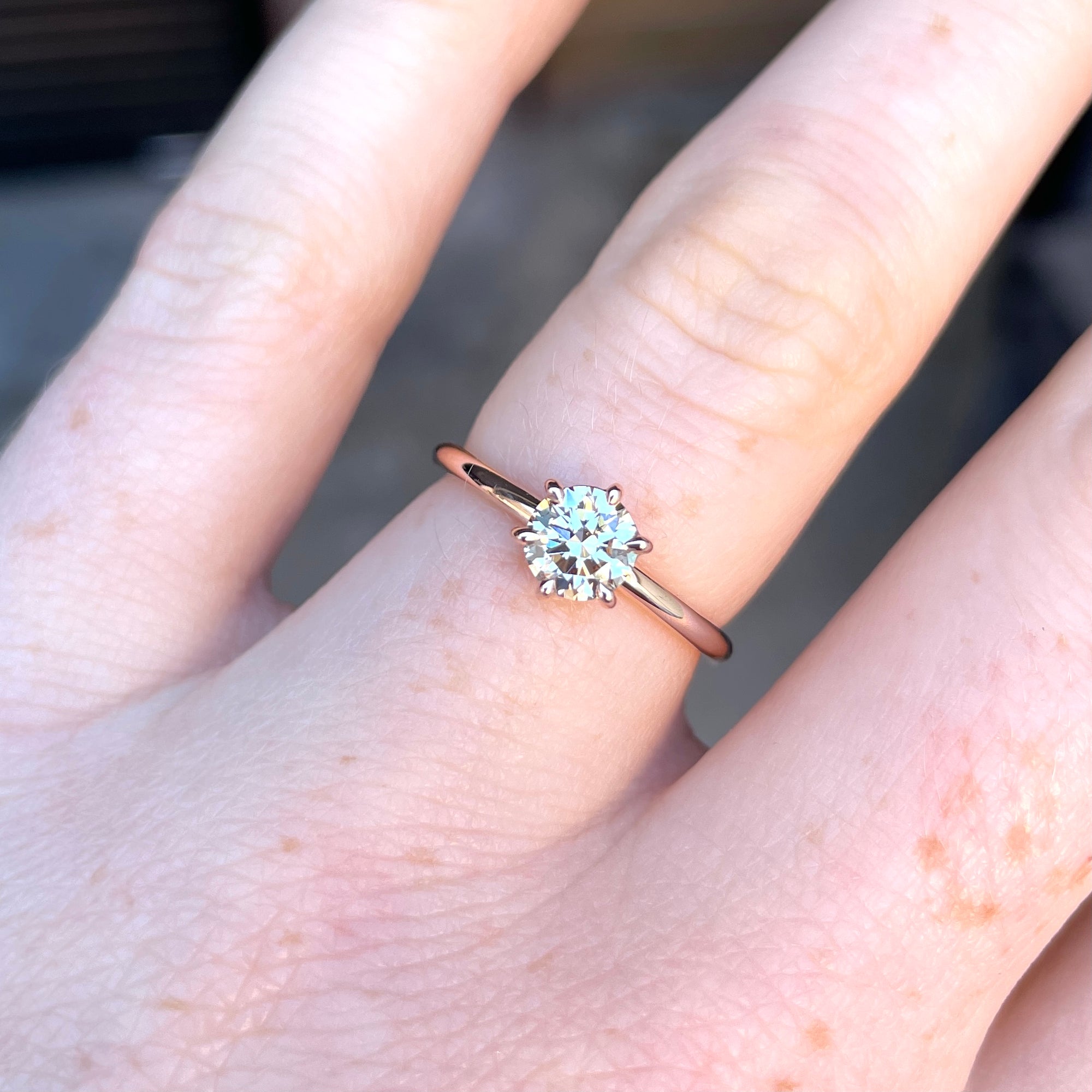 ARGYLE / SOLITAIRE RING Vi