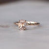 ALEX / OVAL MORGANITE RING