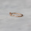 ROSE ARGYLE / CHEVRON RING