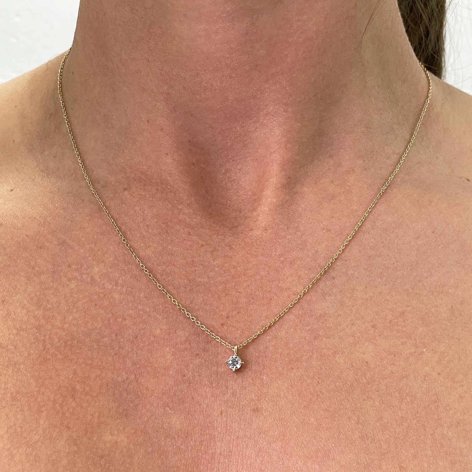 ONE OF A KIND / 0.25CT LAB DIAMOND NECKLACE