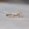 CLARA / MOISSANITE SOLITAIRE RING