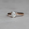 CLARA / MOISSANITE SOLITAIRE RING