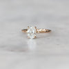 OVAL LAB CREATED DIAMOND / SOLITAIRE RING ii