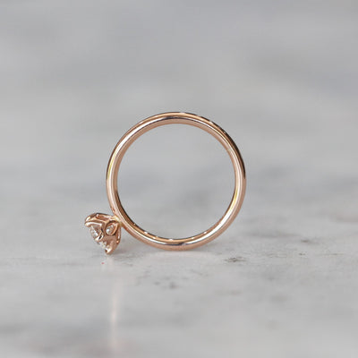 ROUND DIAMOND / LOTUS RING ii