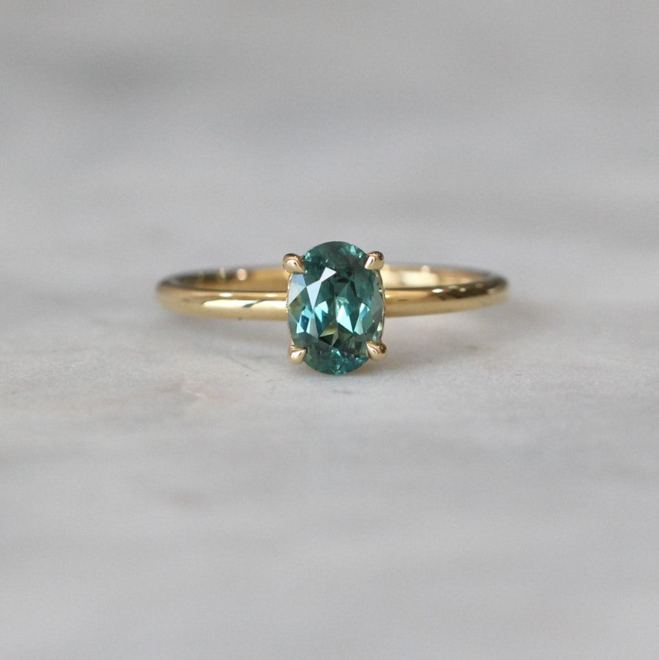 OVAL / PARTI SAPPHIRE RING II