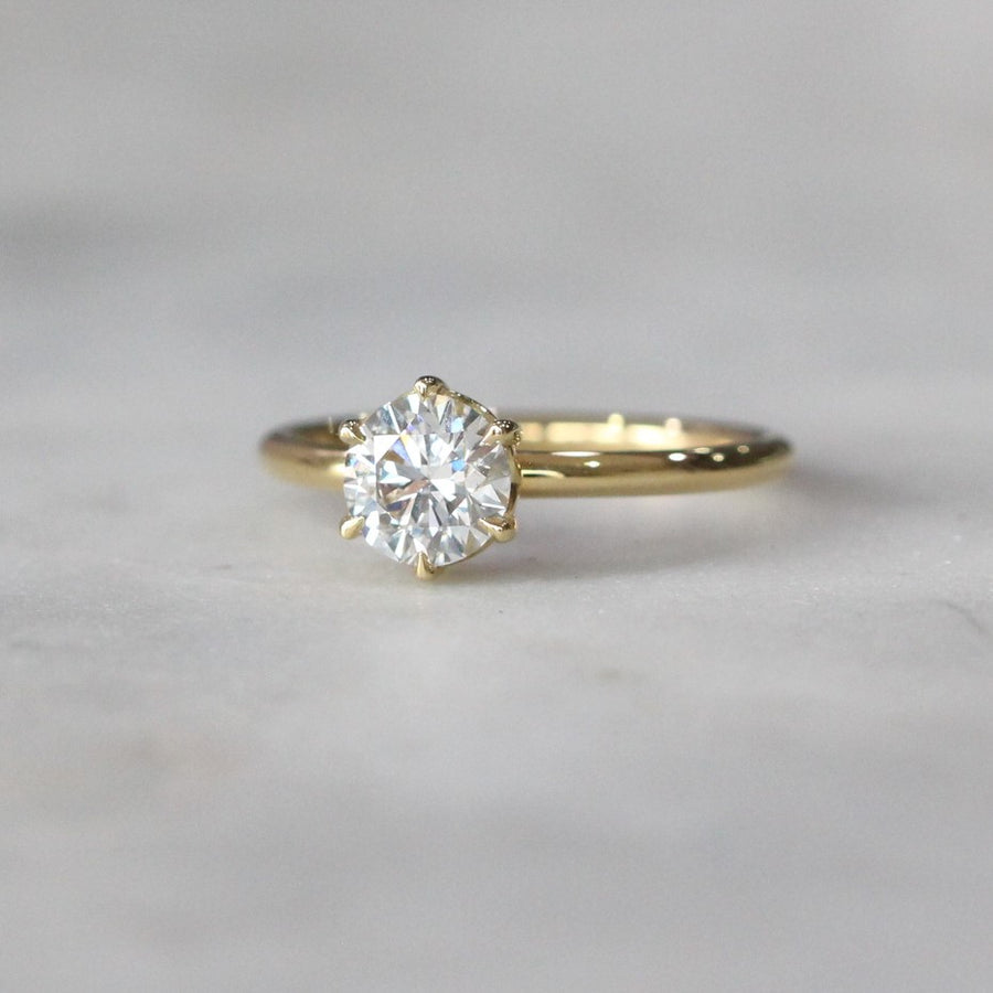 LAB CREATED / ROUND DIAMOND RING II