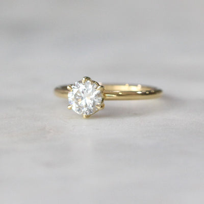 LAB CREATED / ROUND DIAMOND RING II