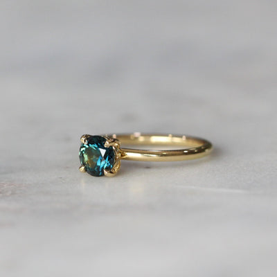 ROUND / PARTI SAPPHIRE RING II