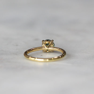 ROUND / PARTI SAPPHIRE RING II