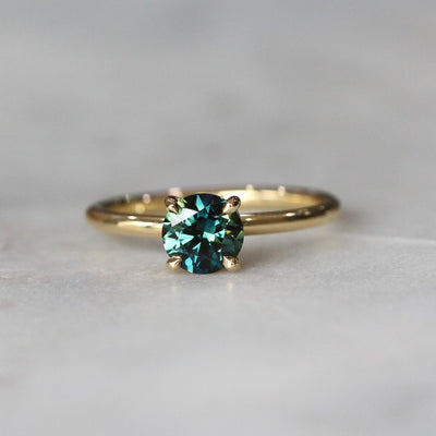 ROUND / PARTI SAPPHIRE RING II