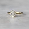 OVAL LAB CREATED DIAMOND / SOLITAIRE RING Vi