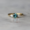 ROUND TEAL PARTI / TRILOGY RING