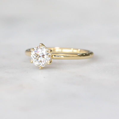 LAB CREATED / ROUND DIAMOND RING V