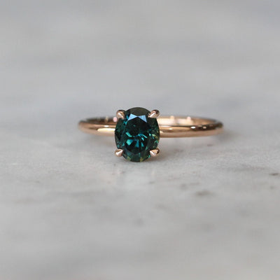 OVAL / PARTI SAPPHIRE RING