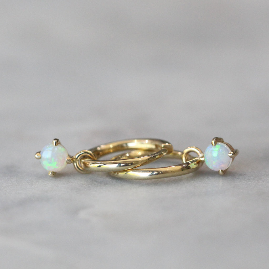 OPAL | HOOP EARRINGS