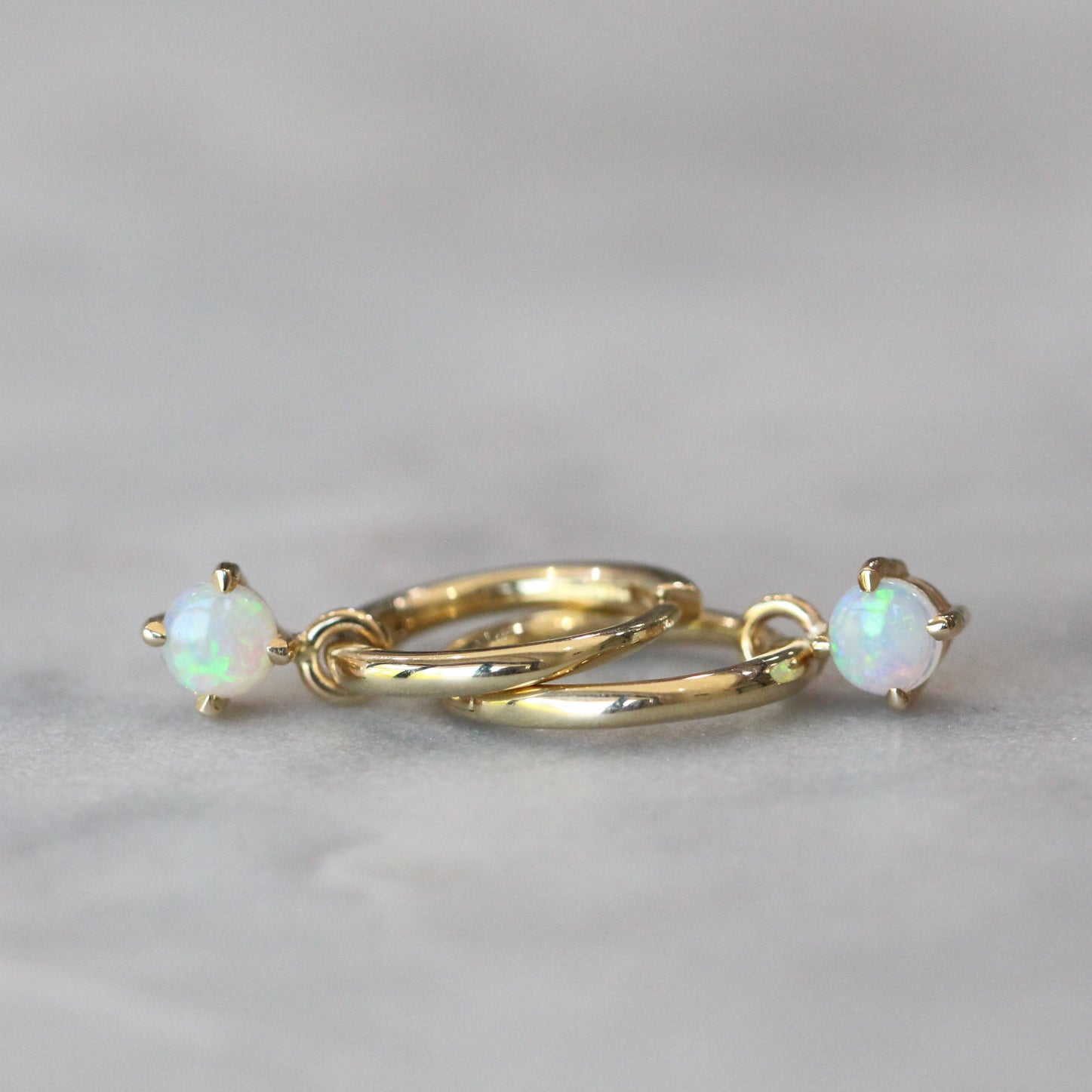 OPAL | HOOP EARRINGS