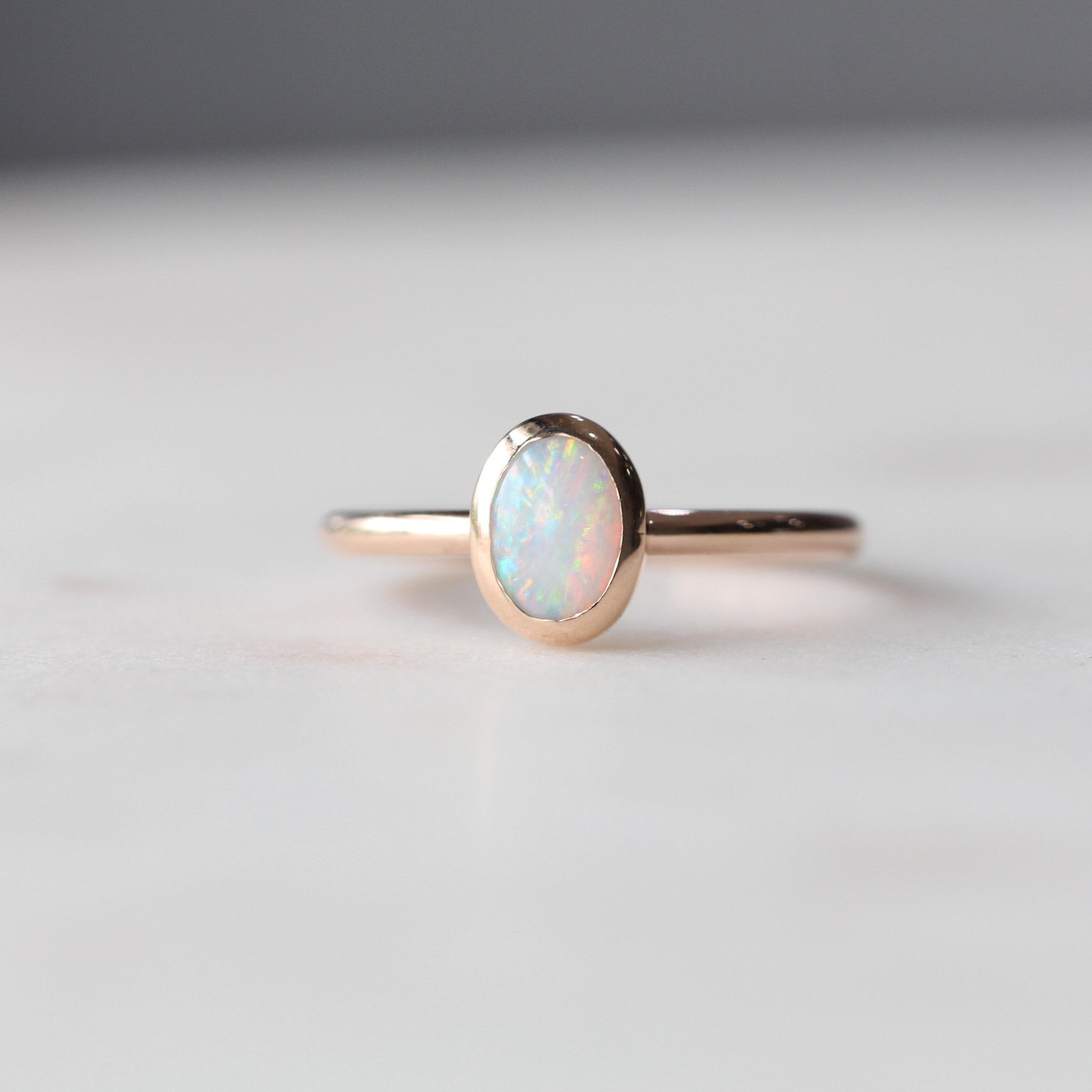 OPAL / BEZEL RING ONE