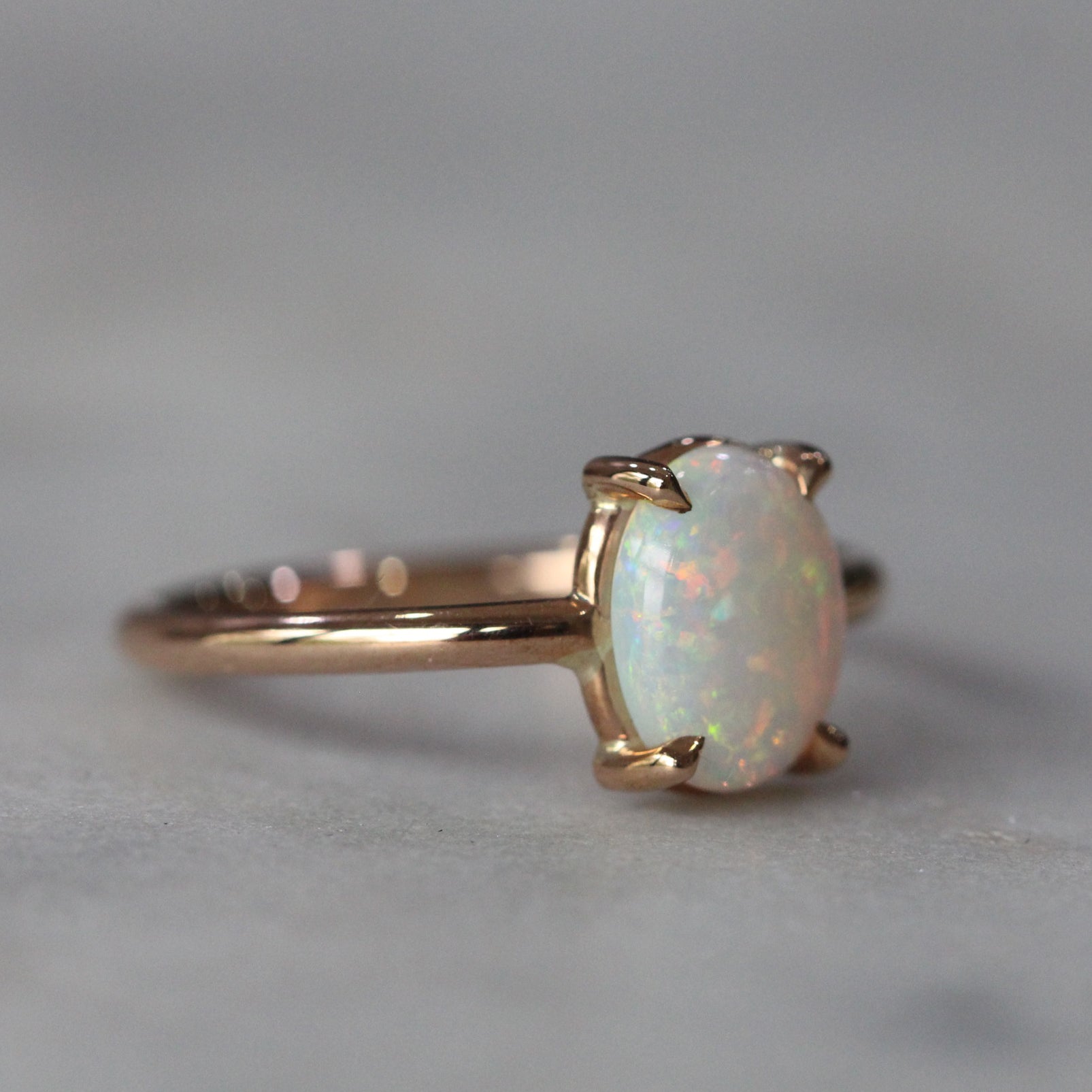 OPAL OVAL RING III Meg Maskell Fine Jewellery