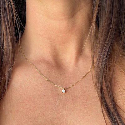 4MM OPAL / NECKLACE