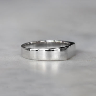 SLIMLINE RECTANGLE  / SIGNET RING