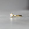 ROUND LAB CREATED DIAMOND / SOLITAIRE RING