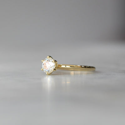 ROUND LAB CREATED DIAMOND / SOLITAIRE RING