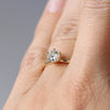 ROUND LAB CREATED DIAMOND / SOLITAIRE RING