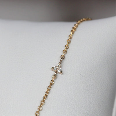FREEFORM OPAL / DIAMOND TRIO NECKLACE