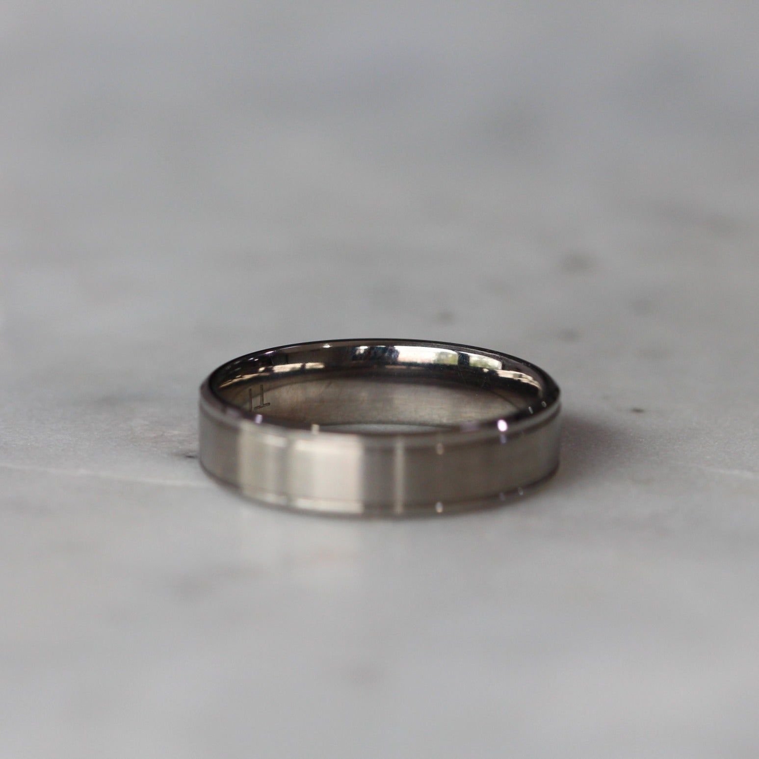 Titanium Lined Wedding Band