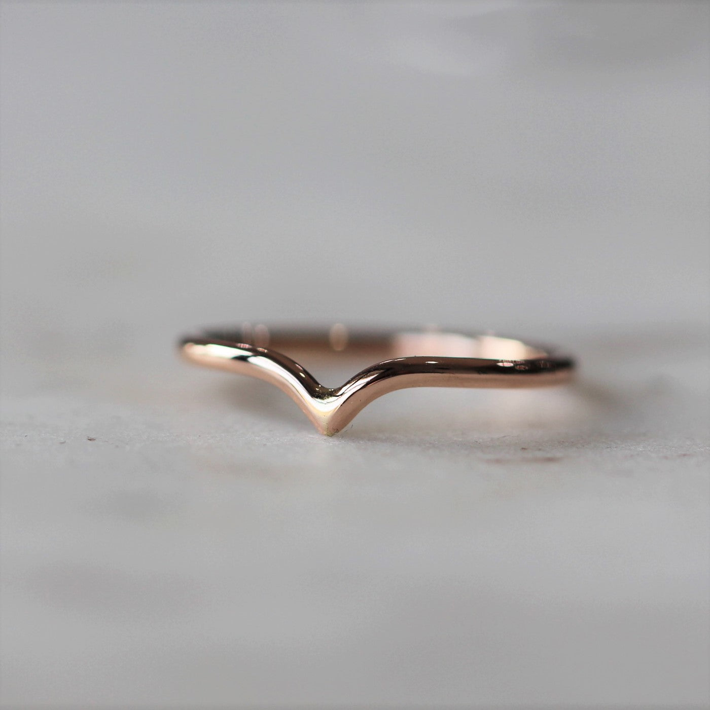 billy wedding band rose gold