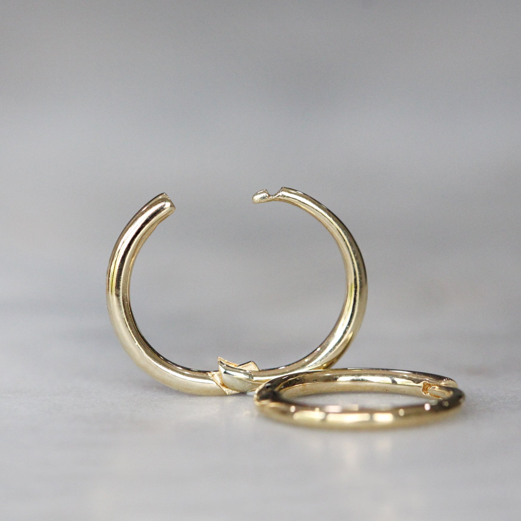 hoop earrings