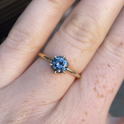 MONTANA SAPPHIRE / SOLITAIRE RING