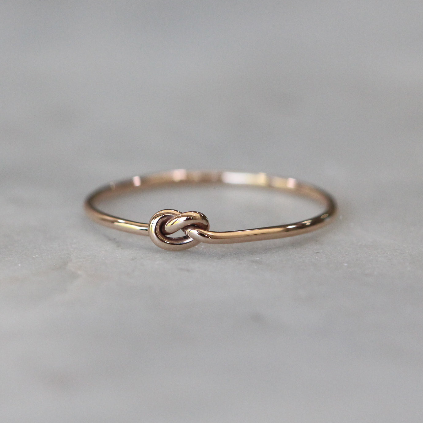 gold knot ring