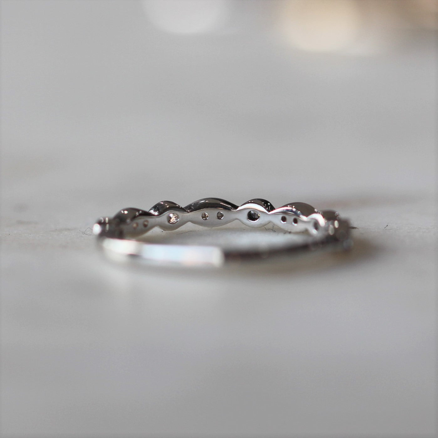 laura diamond wedding band