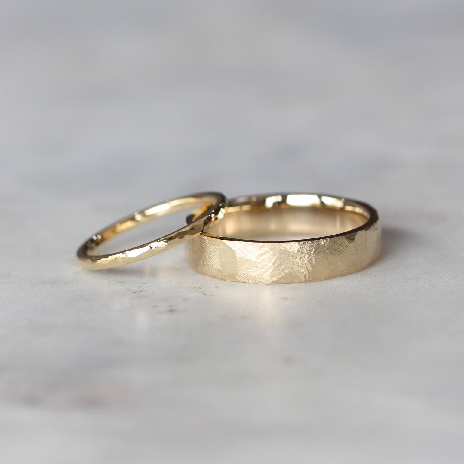 lucy hammered wedding band