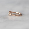 rose gold Ellipse Signet Ring side view